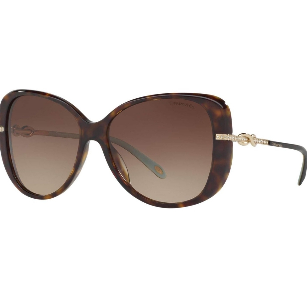 Tiffany & Co.  TF4126 Sunglasses Infinity Luxury Designer Butterfly Havanah #122